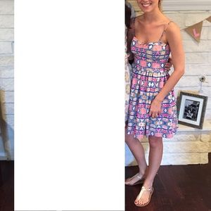 Amanda Uprichard Spaghetti strap printed dress